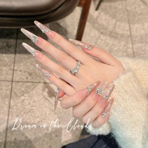 Diamond Drip Nails