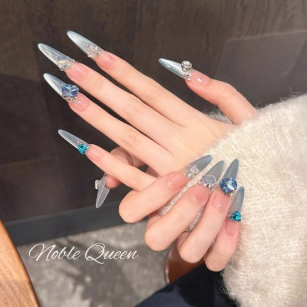 Crystal Frost Nails