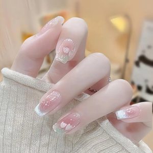 Starry Night Glitz Nails
