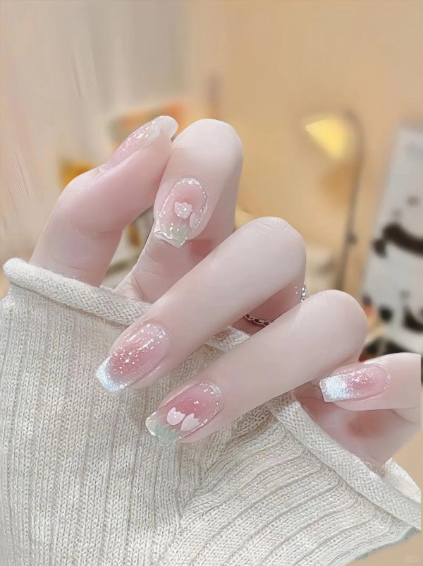 Starry Night Glitz Nails